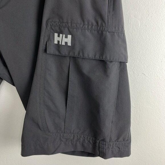 Helly Hansen Charcoal Grey Lightweight Cargo Shorts - Picture 2 of 10